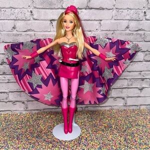 Barbie Princess Power Super Sparkle Doll CDY61 TRANSFORMING Blonde & Pink Hair